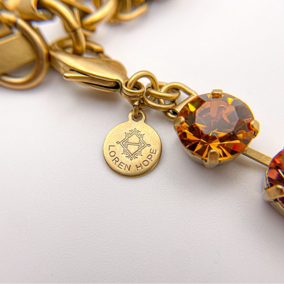 Loren Hope Retired Arista Rainbow Ombré Necklace. 17”-21”. NWT - Picture 13 of 16